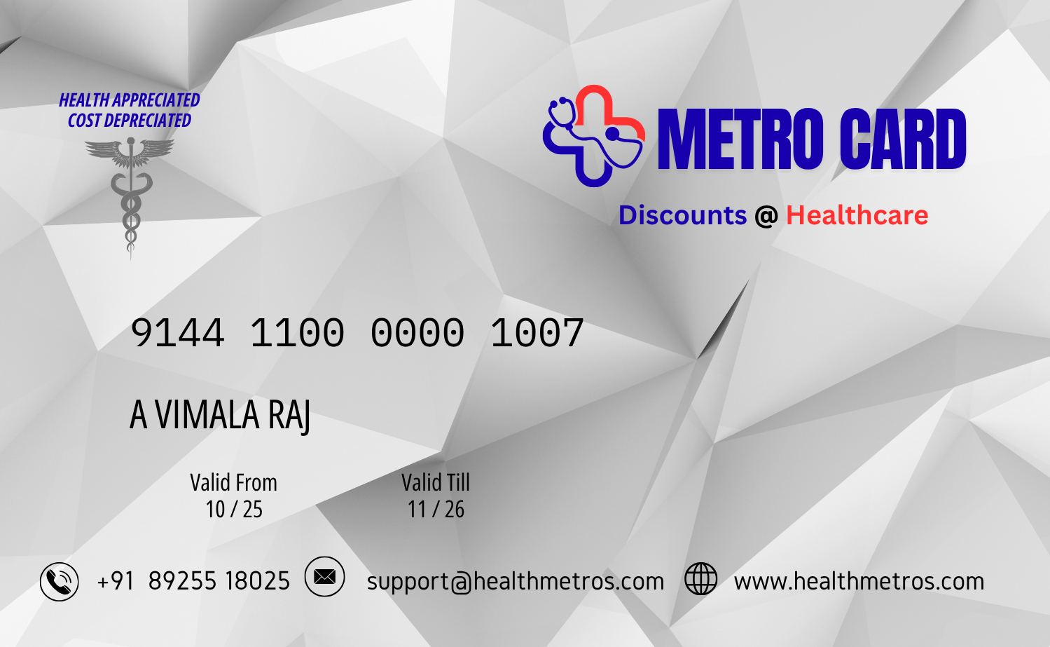 Domestic Silver Card